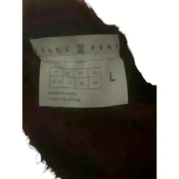 SAVAGE X FENTY- TOO PLUSH SWEATER SLIP PINK & PURPLE - Picture 4 of 5